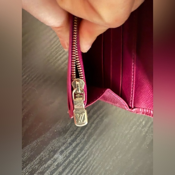 LOUIS VUITTON Portefeuille Sarah Long Wallet M60317 Epi Fuchsia Pink LV - Picture 5 of 13